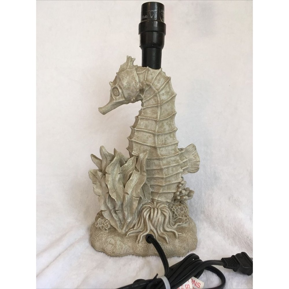 Jaimy Seahorse Coral Beach Home Decor 13" resin